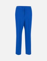 KAOS Pantaloni in crepe BLUE Donna 