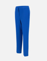 KAOS Pantaloni in crepe BLUE Donna 