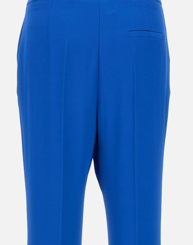 KAOS Pantaloni in crepe BLUE Donna 