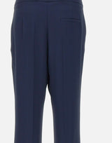 KAOS Pantaloni in crepe BLUE Donna 
