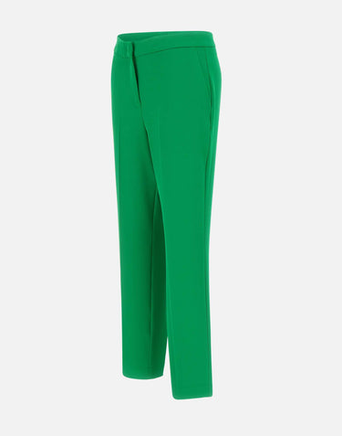 KAOS Pantaloni in crepe GREEN Donna 