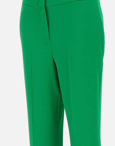 KAOS Pantaloni in crepe GREEN Donna 
