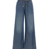 KAOS Jeans palazzo con coulisse BLUE Donna 