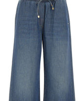 KAOS Jeans palazzo con coulisse BLUE Donna 