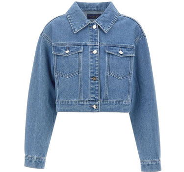 KAOS Giacca di jeans cropped Light Blue Donna 