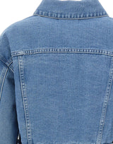 KAOS Giacca di jeans cropped Light Blue Donna 