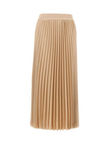 KAOS Gonna midi plissettata BEIGE Donna 