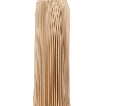 KAOS Gonna midi plissettata BEIGE Donna 