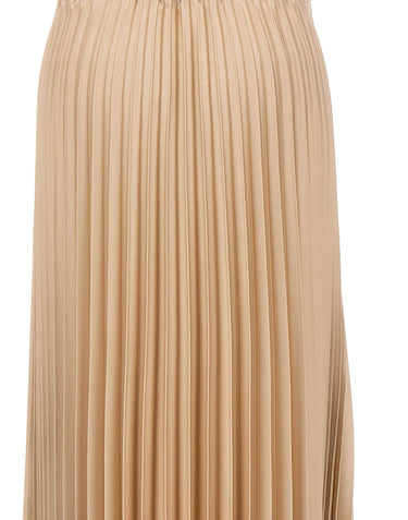 KAOS Gonna midi plissettata BEIGE Donna 