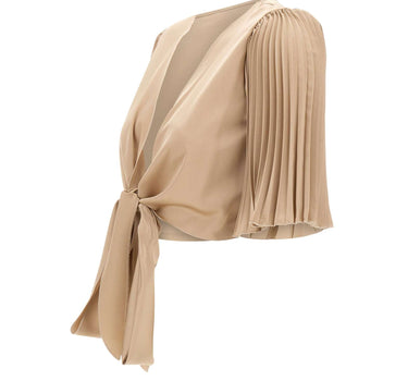 KAOS Coprispalle con maniche plissettate BEIGE Donna 