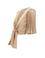 KAOS Coprispalle con maniche plissettate BEIGE Donna 