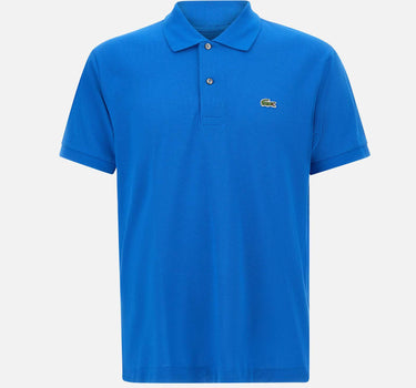 LACOSTE Polo in cotone piquet BLUE Uomo 