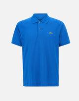 LACOSTE Polo in cotone piquet BLUE Uomo 