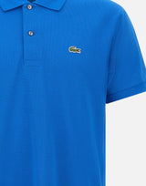 LACOSTE Polo in cotone piquet BLUE Uomo 