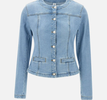 LIU-JO Giacca in denim Light Blue Donna 