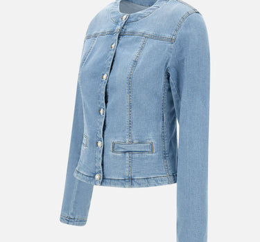 LIU-JO Giacca in denim Light Blue Donna 