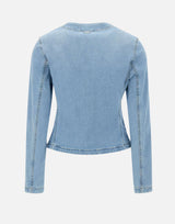 LIU-JO Giacca in denim Light Blue Donna 