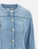 LIU-JO Giacca in denim Light Blue Donna 