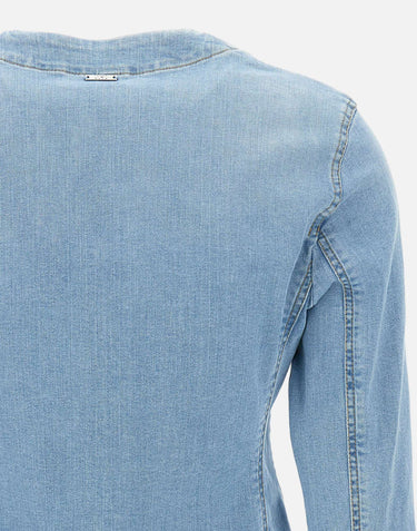 LIU-JO Giacca in denim Light Blue Donna 