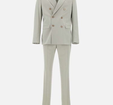 MANUEL RITZ Completo in  viscosa stretch GREY Uomo 