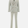 MANUEL RITZ Completo in  viscosa stretch GREY Uomo 
