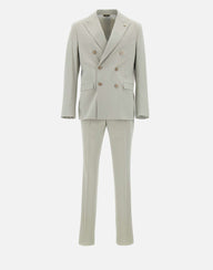 MANUEL RITZ Completo in  viscosa stretch GREY Uomo 
