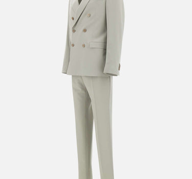 MANUEL RITZ Completo in  viscosa stretch GREY Uomo 