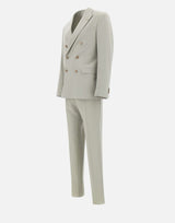 MANUEL RITZ Completo in  viscosa stretch GREY Uomo 