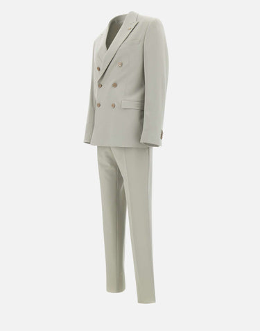 MANUEL RITZ Completo in  viscosa stretch GREY Uomo 