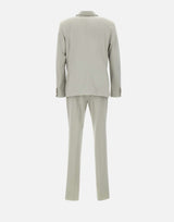 MANUEL RITZ Completo in  viscosa stretch GREY Uomo 