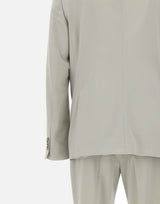 MANUEL RITZ Completo in  viscosa stretch GREY Uomo 