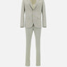 MANUEL RITZ Completo in  viscosa stretch GREY Uomo 