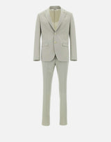 MANUEL RITZ Completo in  viscosa stretch GREY Uomo 