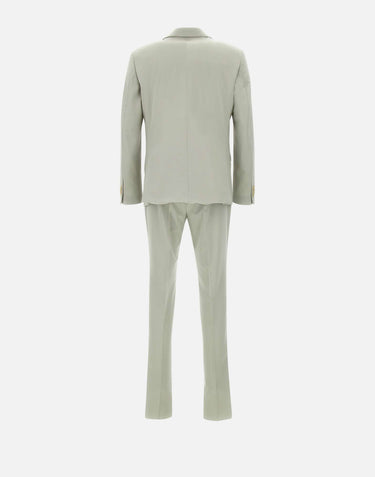 MANUEL RITZ Completo in  viscosa stretch GREY Uomo 