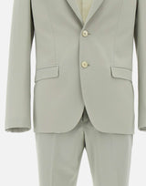 MANUEL RITZ Completo in  viscosa stretch GREY Uomo 