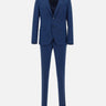MANUEL RITZ Completo due pezzi in  lana stretch BLUE Uomo 