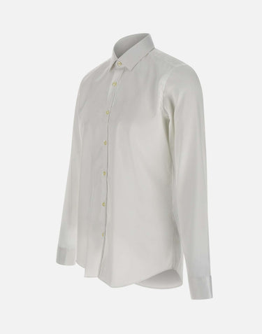 MARCHESANI Camicia in cotone WHITE Uomo 
