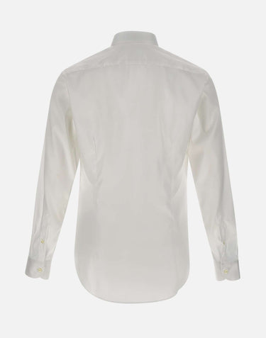 MARCHESANI Camicia in cotone WHITE Uomo 