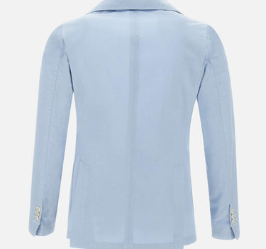 MARCHESANI Blazer "Camaldoli"  in cotone Light Blue Uomo 