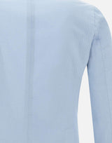 MARCHESANI Blazer "Camaldoli"  in cotone Light Blue Uomo 