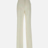 MAX MARA STUDIO Pantaloni "Quasar" in  lana comfort WHITE Donna 