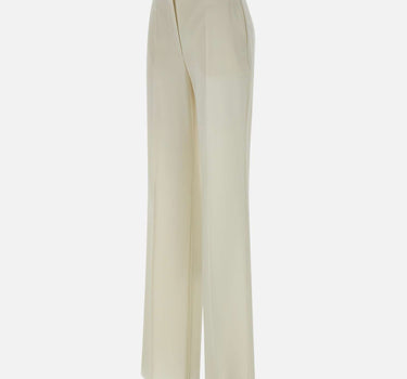 MAX MARA STUDIO Pantaloni "Quasar" in  lana comfort WHITE Donna 