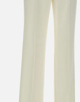 MAX MARA STUDIO Pantaloni "Quasar" in  lana comfort WHITE Donna 