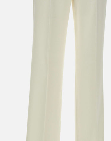 MAX MARA STUDIO Pantaloni "Quasar" in  lana comfort WHITE Donna 