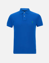 POLO RALPH LAUREN Polo "Classics" in cotone piquet BLUE Uomo 