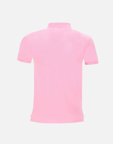POLO RALPH LAUREN Polo "Core replen" in cotone piquet Pink Uomo 