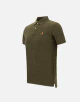POLO RALPH LAUREN Polo "Core Replen" in cotone piquet GREEN Uomo 