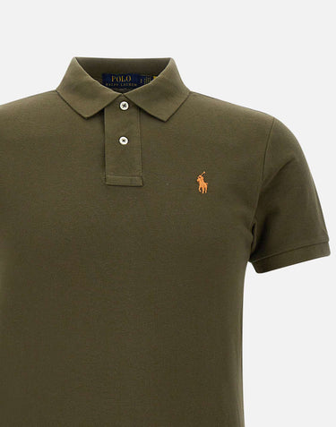 POLO RALPH LAUREN Polo "Core Replen" in cotone piquet GREEN Uomo 