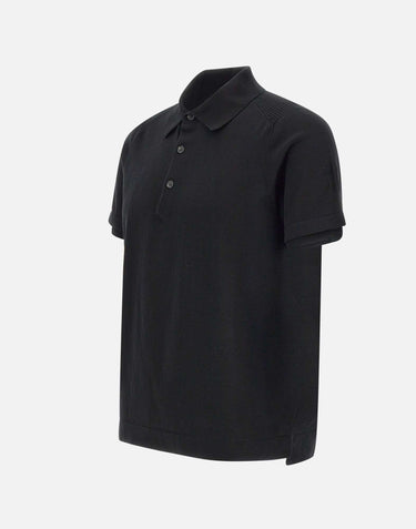Polo in cotone PMG12 BLACK PREMIATA 