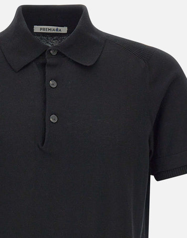 Polo in cotone PMG12 BLACK PREMIATA 